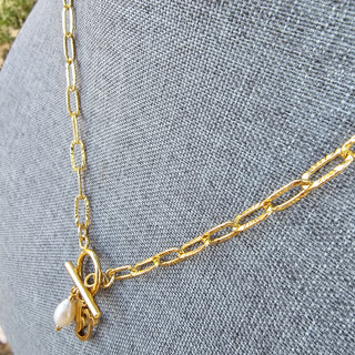 18K Gold Plated Chain Toggle Clasp