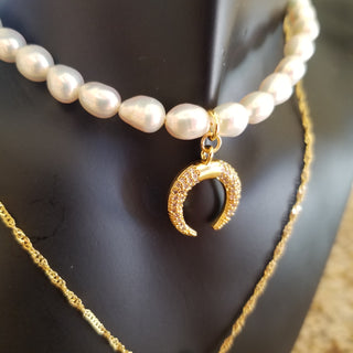 Pearl Set (Necklace, Bracelet, Earrings)