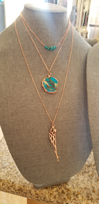 Electroformed Cholla Necklace (sold) -- [Similar, Made to order]