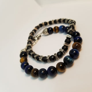 Black Onyx (Matt Faceted 6mm) Bracelet