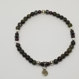 The Precious Petite Exclusive Collection - Dragon Blood & Garnet in Silver