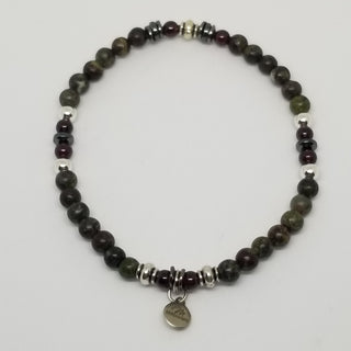 The Precious Petite Exclusive Collection - Dragon Blood & Garnet in Silver