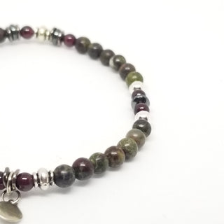 The Precious Petite Exclusive Collection - Dragon Blood & Garnet in Silver