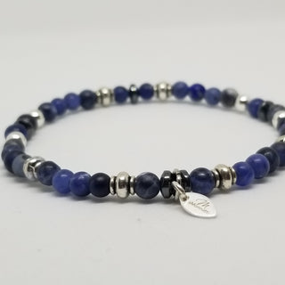 The Precious Petite Exclusive Collection in Silver - Sodalite