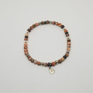 THE PRECIOUS PETITE EXCLUSIVE COLLECTION in Silver - Leopard Jasper