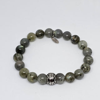 Labradorite (AAA Quality) SS (10mm) Bracelet