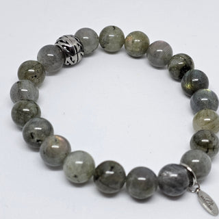 Labradorite (AAA Quality) SS (10mm) Bracelet