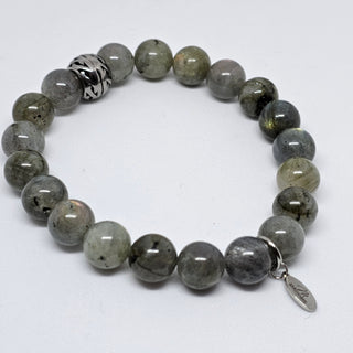 Labradorite (AAA Quality) SS (10mm) Bracelet