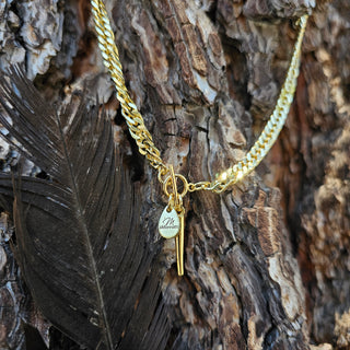 Spike Choaker Gold Chain Necklace