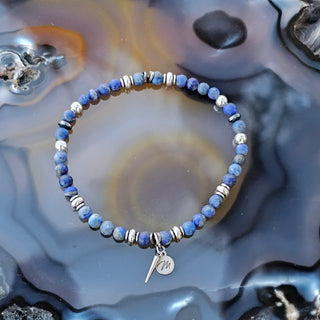 The Precious Petite Exclusive Spike Collection in Silver - Lapis Lazuli