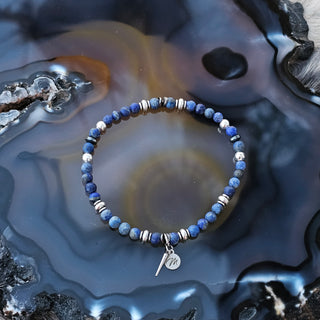 The Precious Petite Exclusive Spike Collection in Silver - Lapis Lazuli